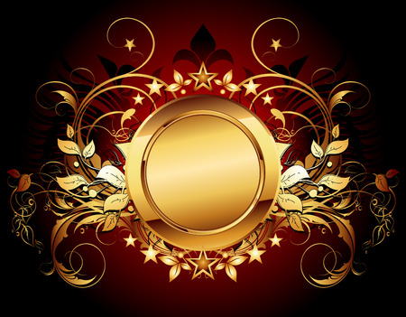 ornamental shieldのイラスト素材