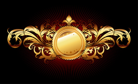 ornamental shieldのイラスト素材