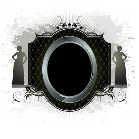 vintage frameのイラスト素材