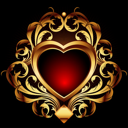 heart frameのイラスト素材