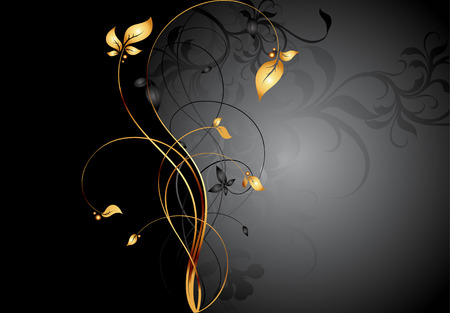 floral frameのイラスト素材