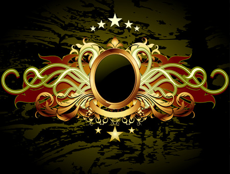 ornamental shieldのイラスト素材