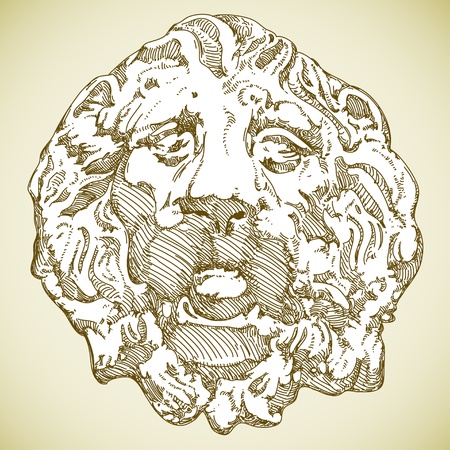 lion heraldicのイラスト素材