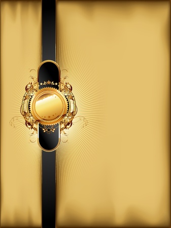 ornate golden frameのイラスト素材
