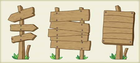 set of boardsのイラスト素材