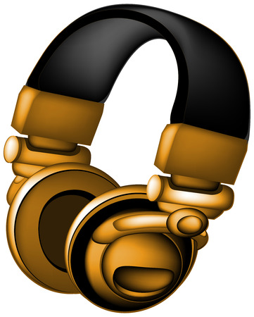 headphonesのイラスト素材