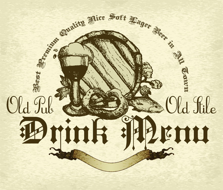 beer backgroundのイラスト素材