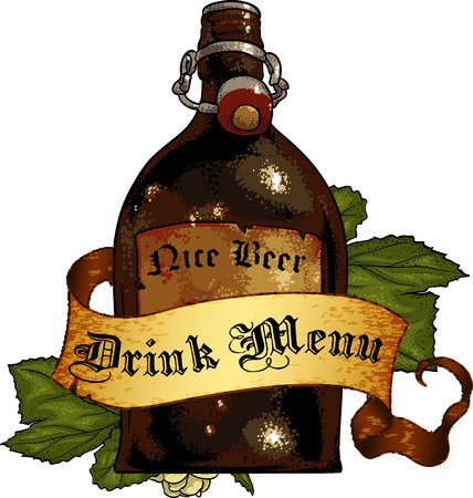 beer backgroundのイラスト素材