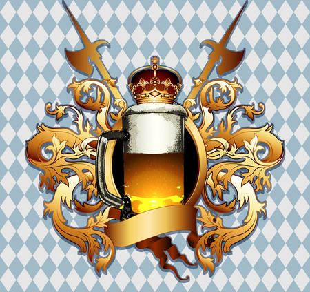 beer backgroundのイラスト素材