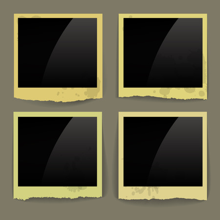 set of black tagsのイラスト素材