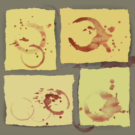 dirty paper design vectorのイラスト素材