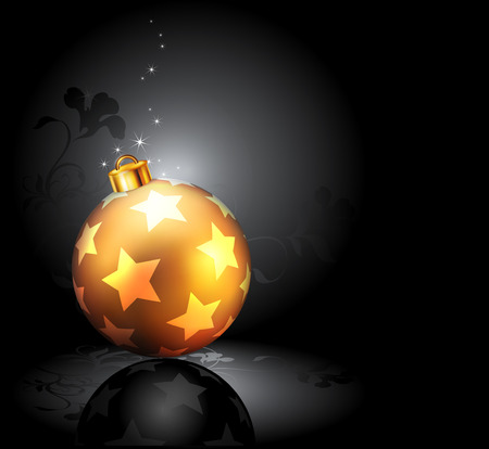 Christmas balls designのイラスト素材
