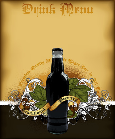 beer menuのイラスト素材