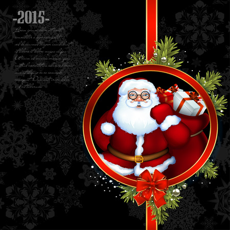 Santa christmas designのイラスト素材