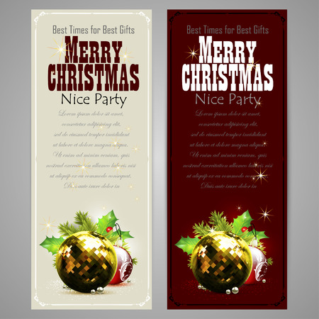 set of christmas labelsのイラスト素材