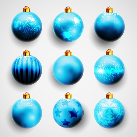 christmas balls designのイラスト素材