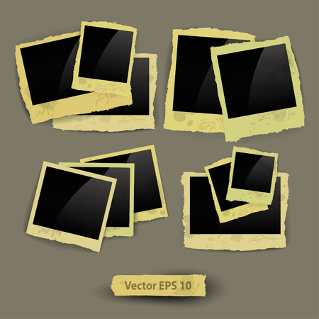 set of photosのイラスト素材