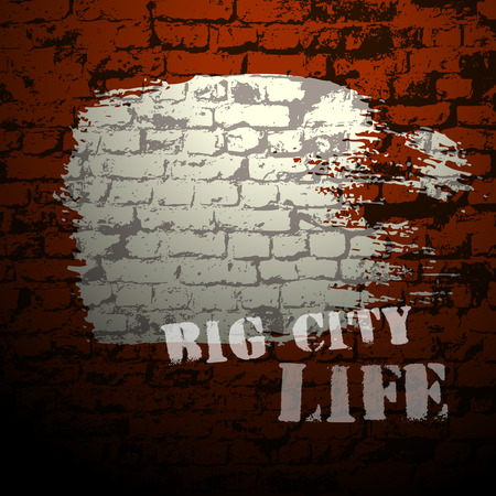 abstract background texture of the old red and white brickのイラスト素材