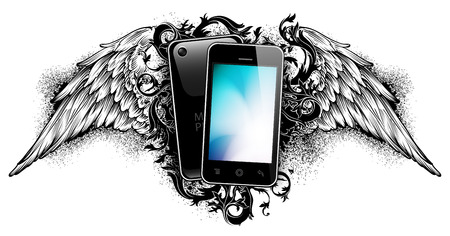 digital devicesのイラスト素材