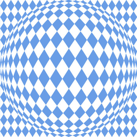 abstract background with a pattern of the Bavarian flagのイラスト素材