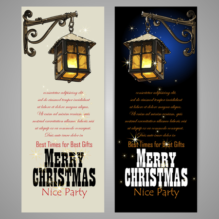 Christmas card with space for your textのイラスト素材