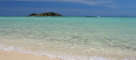 Panorama beach landscape in Koh Lipe, Thailandの写真素材