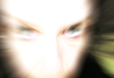 Female face blurの写真素材