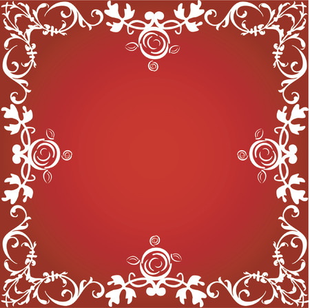 Decorative floral background - vectorのイラスト素材