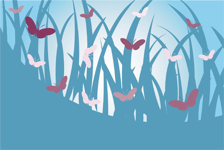 Butterflies - vectorのイラスト素材