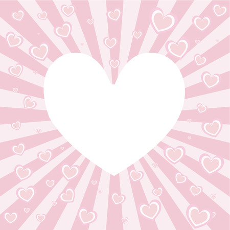 Heart background - vectorのイラスト素材