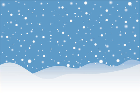 Snowstorm - vectorのイラスト素材