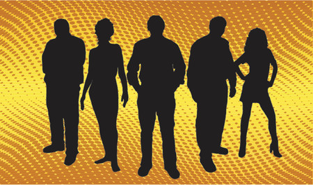 Friends - vectorのイラスト素材