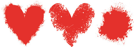 Grunge love - vectorのイラスト素材