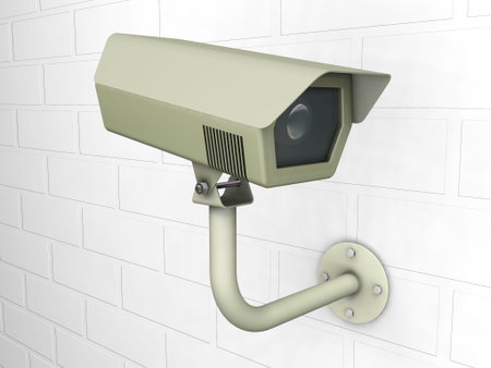 CCTV camera - 3D render