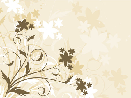 Floral background - vectorのイラスト素材