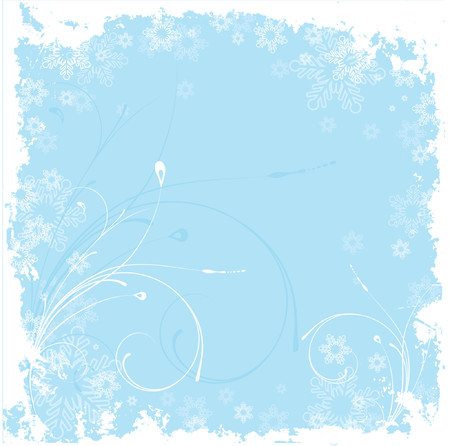 Decorative winter grunge - backgroundのイラスト素材