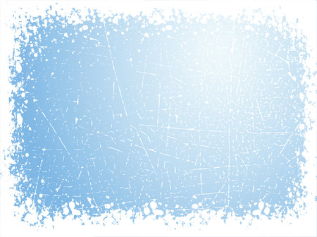 Grunge snowy border - vectorのイラスト素材