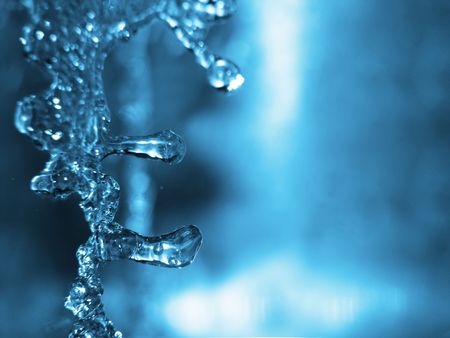 Abstract water drop - very shallow depth of field usedの写真素材
