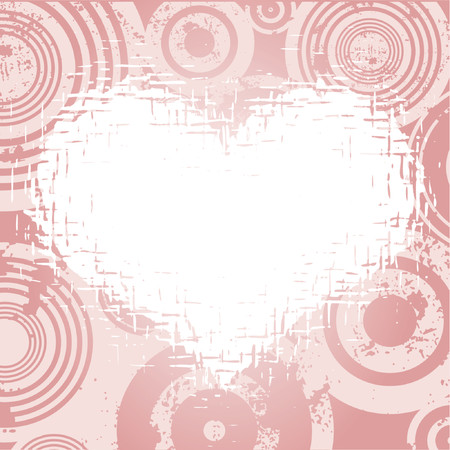 Grunge Valentines background - vectorのイラスト素材
