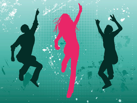 Grunge party - vectorのイラスト素材