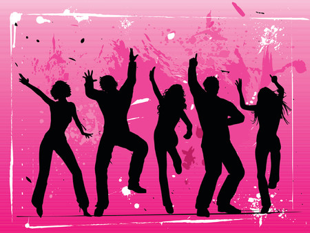 Grunge party - vectorのイラスト素材