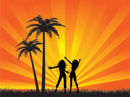 Summer party - vectorのイラスト素材