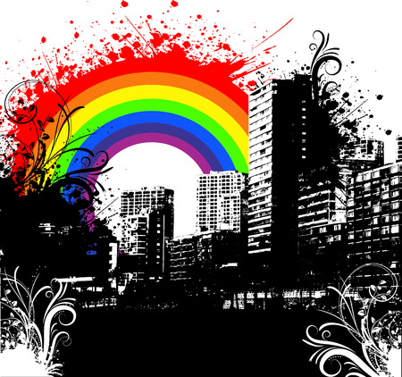 Urban grunge - vectorのイラスト素材