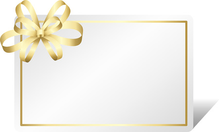 Decorative label with ribbonのイラスト素材