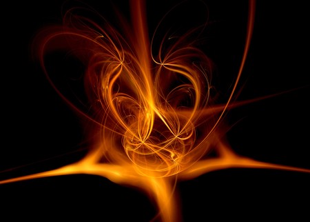 Abstract background using fiery coloursの写真素材