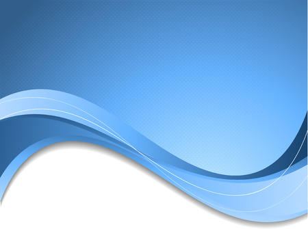 Abstract blue background with flowing linesのイラスト素材
