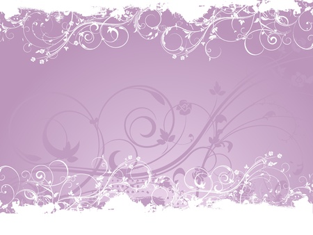 Decorative floral design background in shades of pinkのイラスト素材