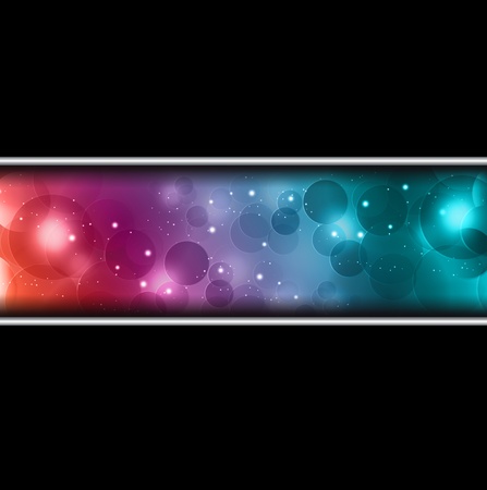 Abstract background with bokeh light effectのイラスト素材