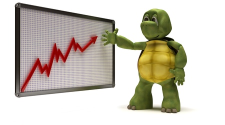 3D Render of a Tortoise with の写真素材