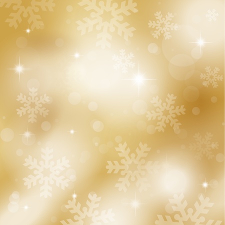 Christmas background of snowflakes and starsのイラスト素材